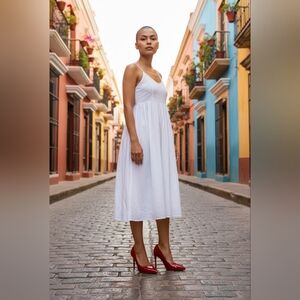 C.Banner Women's Red Pumps